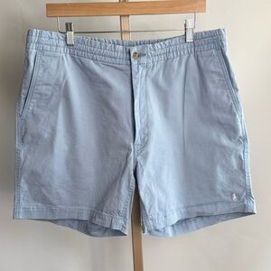 Polo Ralph Lauren Men’s XL Classic Fit Stretch‎ Shorts Light Blue 6” Inseam